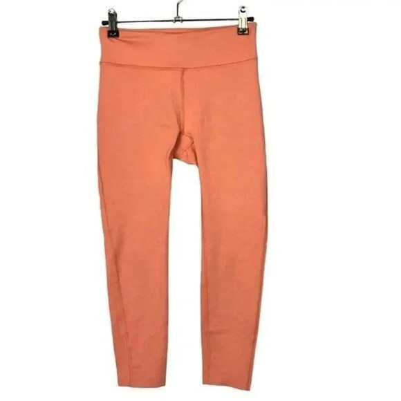 Outdoor Voices Coral Orange Techsweat Athletic Leggings S - Picture 1 of 4